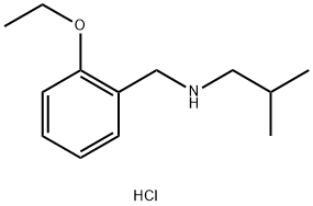 [(2-ethoxyphenyl)methyl](2-methylpropyl)amine hydrochloride Struktur