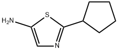 2-Cyclopentylthiazol-5-amine Struktur