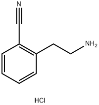 2-(2-Aminoethyl)benzonitrile Hydrochloride Struktur