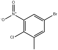 5-Bromo-2-chloro-3-nitrotoluene Struktur