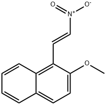 2-methoxy-1-(2-nitrovinyl)naphthalene Struktur