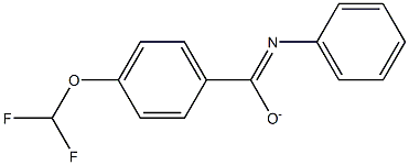 (Z)-1-(4-(difluoromethoxy)phenyl)-N-phenylmethanimine oxide Struktur