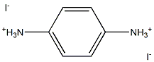 1,4-Benzene diammonium iodide Struktur