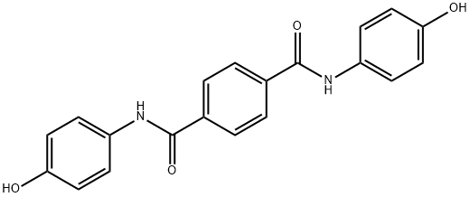 1,4-Benzenedicarboxamide,N1,N4-bis(4-hydroxyphenyl)- Struktur