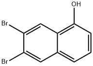 6,7-dibromonaphthalen-1-ol Struktur