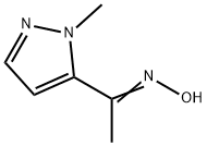 (1E)-1-(1-methyl-1H-pyrazol-5-yl)ethanone oxime Struktur