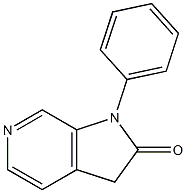 1-Phenyl-1H-pyrrolo[2,3-c]pyridin-2(3H)-one Struktur