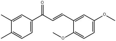 (2E)-3-(2,5-dimethoxyphenyl)-1-(3,4-dimethylphenyl)prop-2-en-1-one|