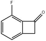 5-fluorobicyclo[4.2.0]octa-1(6),2,4-trien-7-one Struktur