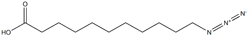 11-Azido-undecanoic acid Struktur