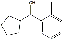 cyclopentyl-(2-methylphenyl)methanol Struktur