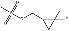 Methanesulfonic acid 2,2-difluoro-cyclopropylmethyl ester Struktur