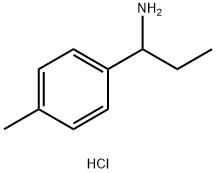 [1-(4-methylphenyl)propyl]amine hydrochloride Struktur