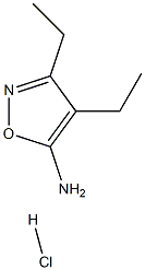 3,4-diethyl-5-isoxazolamine hydrochloride Struktur