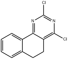 2,4-Dichloro-5,6-dihydrobenzo[h]quinazoline Struktur