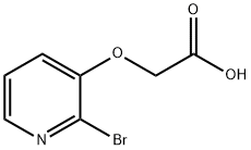 (2-Bromo-pyridin-3-yloxy)-acetic acid Struktur