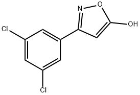 3-(3,5-dichlorophenyl)-1,2-oxazol-5-ol Struktur