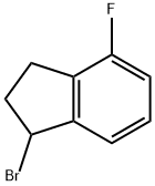 1-bromo-4-fluoro-2,3-dihydro-1H-indene Struktur