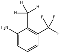 2-(trideuteriomethyl)-3-(trifluoromethyl)aniline Struktur