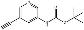 TERT-BUTYL (5-ETHYNYLPYRIDIN-3-YL)CARBAMATE Structure