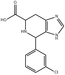 4-(3-chlorophenyl)-3H,4H,5H,6H,7H-imidazo[4,5-c]pyridine-6-carboxylic acid Struktur