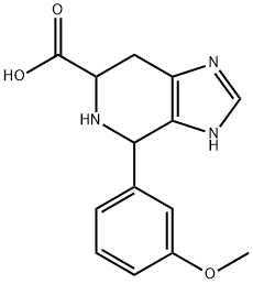 4-(3-methoxyphenyl)-3H,4H,5H,6H,7H-imidazo[4,5-c]pyridine-6-carboxylic acid Struktur