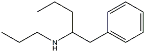 1-phenyl-N-propylpentan-2-amine Struktur