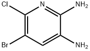 5-Bromo-6-chloropyridine-2,3-diamine Struktur