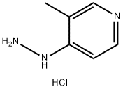 4-hydrazino-3-methylpyridine hydrochloride Struktur