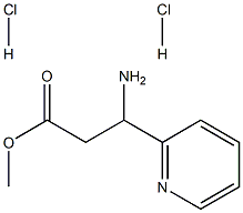 Methyl 3-amino-3-(pyridin-2-yl)propanoate dihydrochloride Struktur