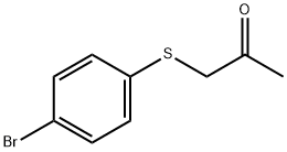 1-((4-BROMOPHENYL)THIO)PROPAN-2-ONE Struktur