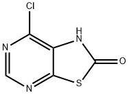 7-Chloro-thiazolo[5,4-d]pyrimidin-2-ol Struktur