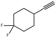 4-ethynyl-1,1-difluorocyclohexane Struktur