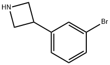 3-(3-BROMOPHENYL)AZETIDINE Struktur