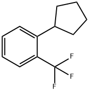 1-CYCLOPENTYL-2-(TRIFLUOROMETHYL)BENZENE Struktur