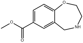 methyl 2,3,4,5-tetrahydrobenzo[f][1,4]oxazepine-7-carboxylate Struktur