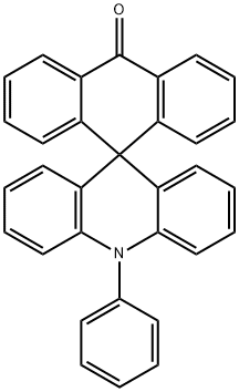 10-Phenyl-10H ,10'H -spiro[acridine-9,9'-anthracen]-10'-one Struktur