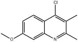 4-Chloro-7-methoxy-2,3-dimethyl-quinoline Struktur