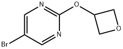 5-bromo-2-(oxetan-3-yloxy)pyrimidine Structure