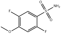 2,5-DIFLUORO-4-METHOXYBENZENESULFONAMIDE Struktur