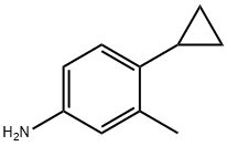 4-CYCLOPROPYL-3-METHYLANILINE Struktur