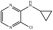 3-chloro-N-cyclopropylpyrazin-2-amine Struktur