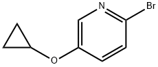 2-BROMO-5-CYCLOPROPOXYPYRIDINE Struktur