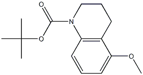 tert-Butyl 5-methoxy-3,4-dihydroquinoline-1(2H)-carboxylate Struktur