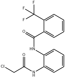 N-[2-(2-Chloro-acetylamino)-phenyl]-2-trifluoromethyl-benzamide Struktur