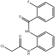 N-[2-(2-Chloro-acetylamino)-phenyl]-2-fluoro-benzamide Struktur