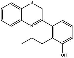 3-(2H-Benzo[1,4]thiazin-3-yl)-2-propyl-phenol Struktur