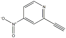 2-Ethynyl-4-nitropyridine Struktur