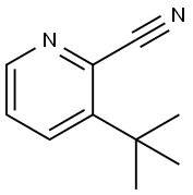 3-(tert-butyl)picolinonitrile Struktur