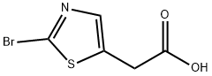 2-(2-Bromothiazol-5-yl)acetic acid Struktur